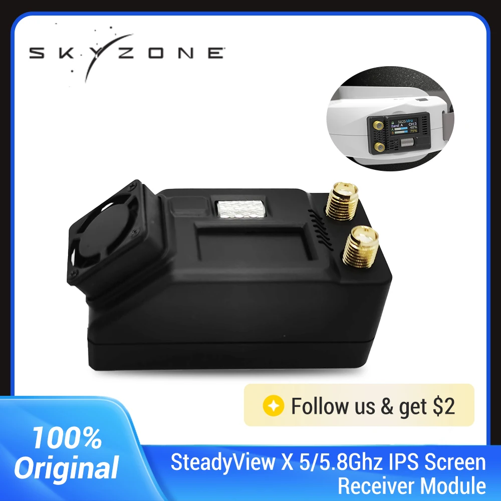 Skyzone Steadyview X Receiver Module - Module récepteur Skyzone SteadyView X 5Ghz