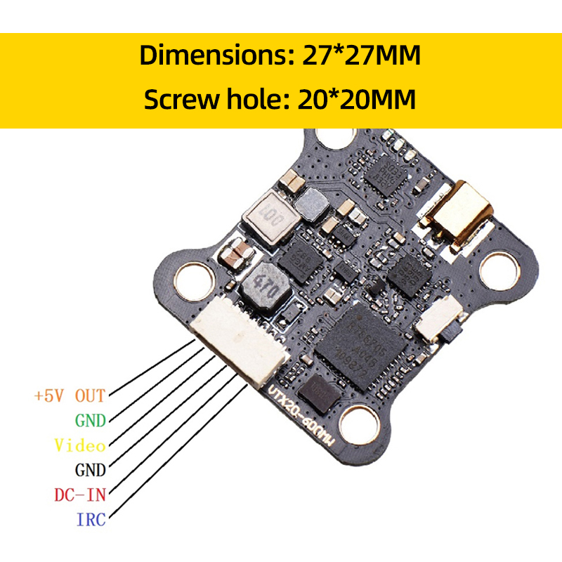 JHEMCU VTX20-600 5.8G 40CH FPV - Skyzone Sky04O Pro Fpv Goggles avis et prix