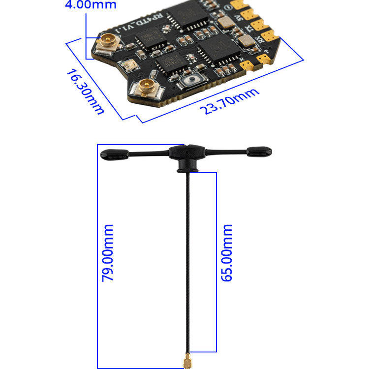 Récepteur RadioMaster RP4TD Ex - Foxeer Reaper Extreme 2.5W Vtx avis et prix